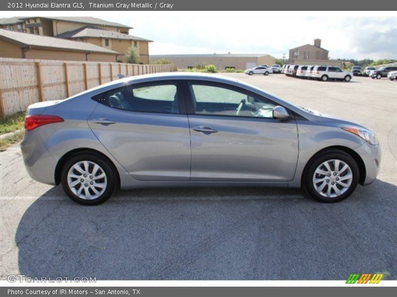 Titanium Gray Metallic / Gray 2012 Hyundai Elantra GLS