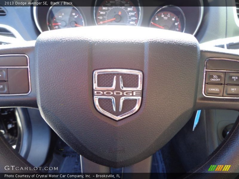 Black / Black 2013 Dodge Avenger SE