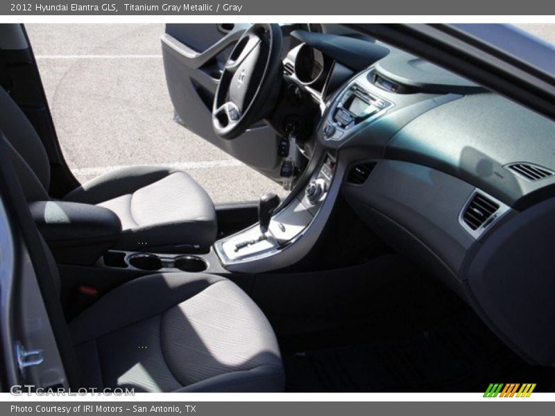 Titanium Gray Metallic / Gray 2012 Hyundai Elantra GLS