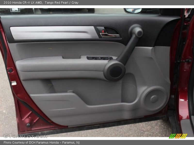Tango Red Pearl / Gray 2010 Honda CR-V LX AWD