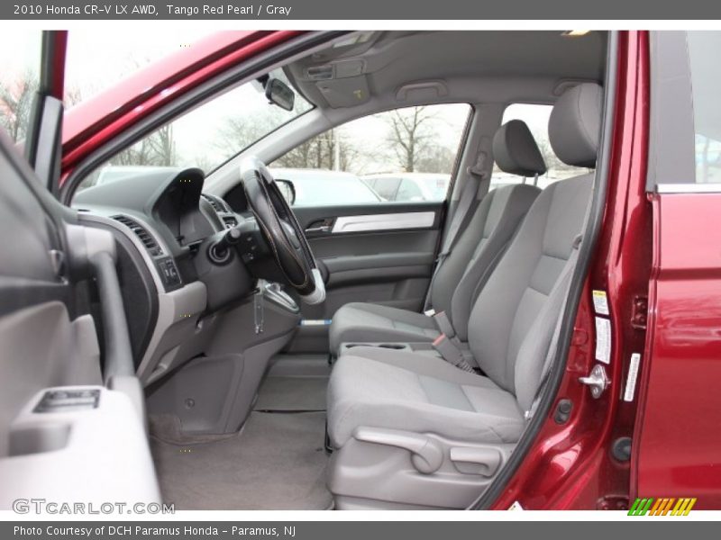 Tango Red Pearl / Gray 2010 Honda CR-V LX AWD