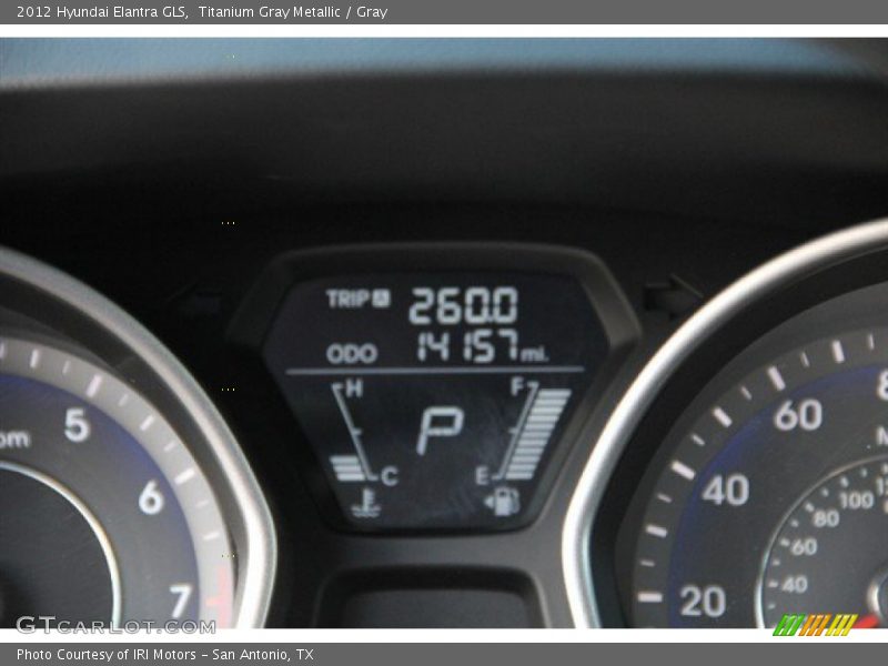 Titanium Gray Metallic / Gray 2012 Hyundai Elantra GLS