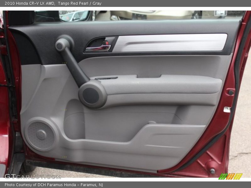 Tango Red Pearl / Gray 2010 Honda CR-V LX AWD