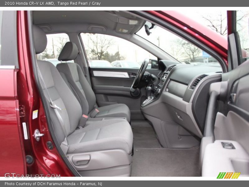 Tango Red Pearl / Gray 2010 Honda CR-V LX AWD