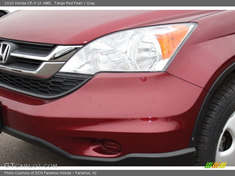 Tango Red Pearl / Gray 2010 Honda CR-V LX AWD