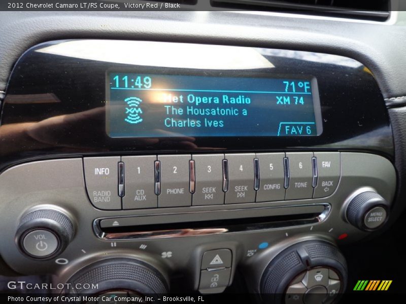 Audio System of 2012 Camaro LT/RS Coupe