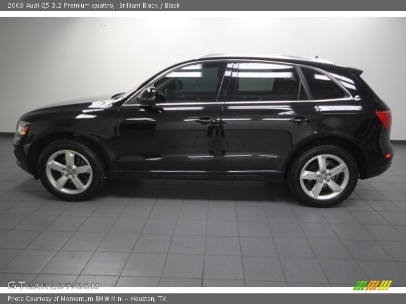 Brilliant Black / Black 2009 Audi Q5 3.2 Premium quattro