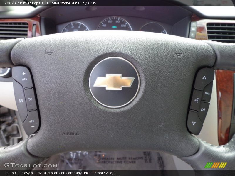 Silverstone Metallic / Gray 2007 Chevrolet Impala LT