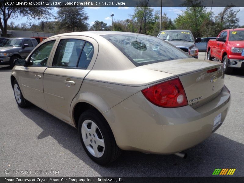 Sandstone Metallic / Neutral Beige 2007 Chevrolet Cobalt LS Sedan