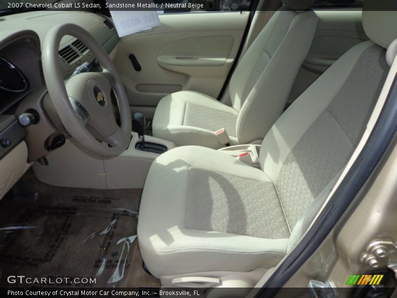  2007 Cobalt LS Sedan Neutral Beige Interior