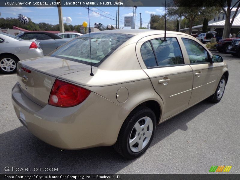 Sandstone Metallic / Neutral Beige 2007 Chevrolet Cobalt LS Sedan