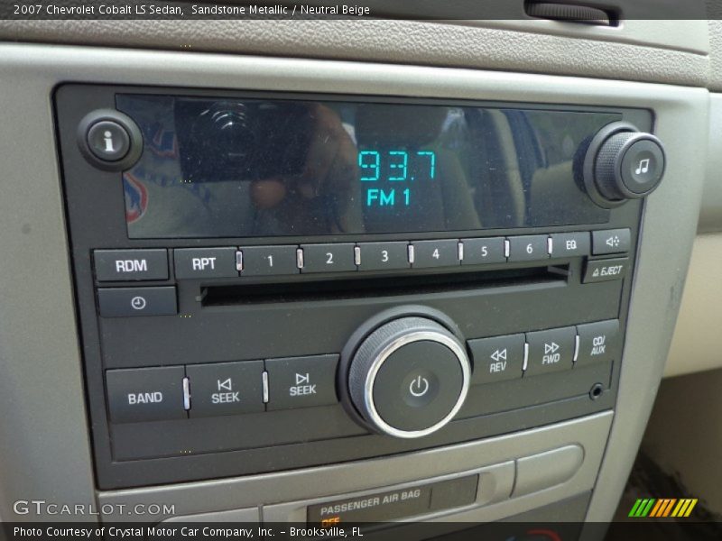 Audio System of 2007 Cobalt LS Sedan