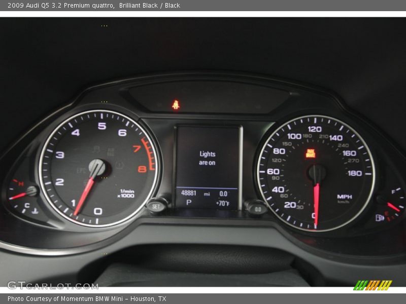 Brilliant Black / Black 2009 Audi Q5 3.2 Premium quattro