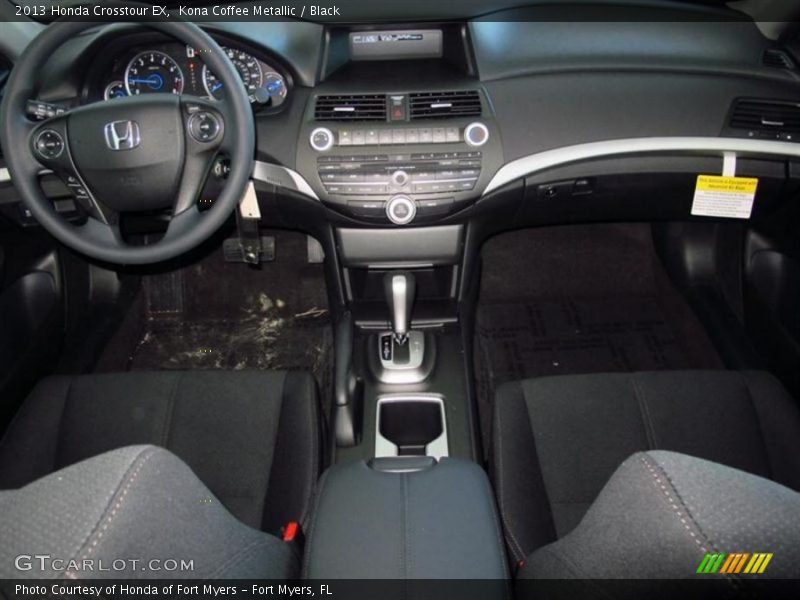 Kona Coffee Metallic / Black 2013 Honda Crosstour EX