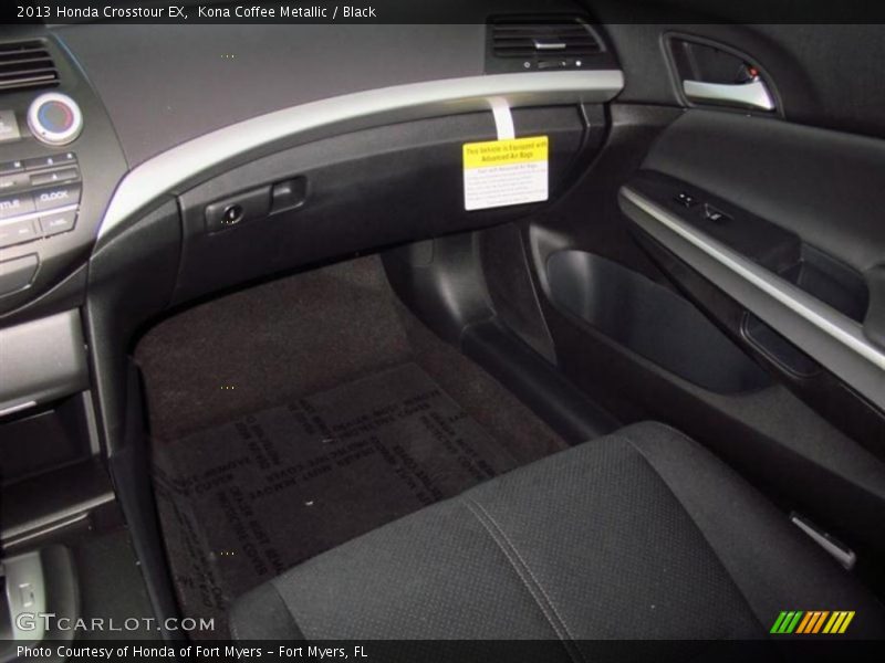 Kona Coffee Metallic / Black 2013 Honda Crosstour EX