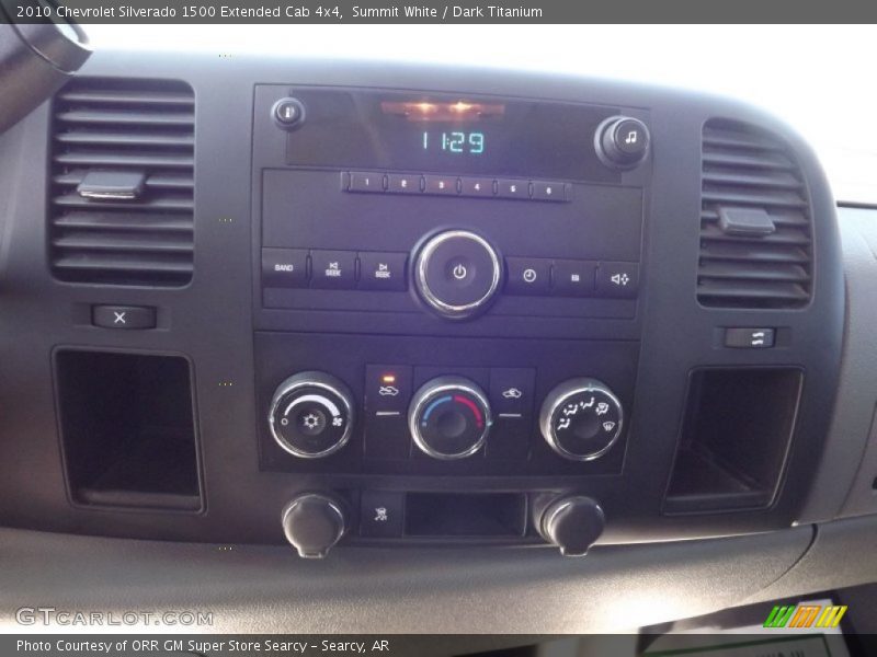 Summit White / Dark Titanium 2010 Chevrolet Silverado 1500 Extended Cab 4x4