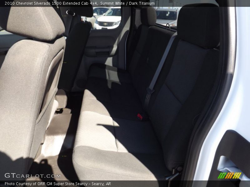 Summit White / Dark Titanium 2010 Chevrolet Silverado 1500 Extended Cab 4x4
