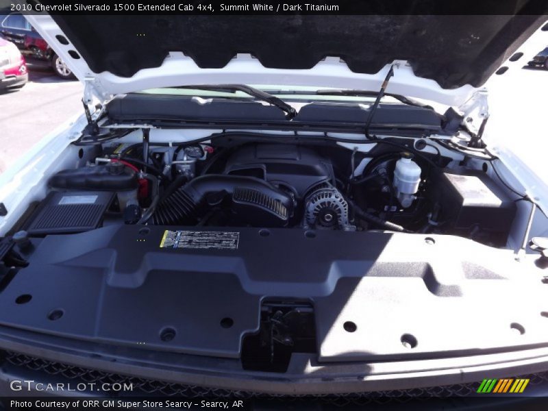 Summit White / Dark Titanium 2010 Chevrolet Silverado 1500 Extended Cab 4x4