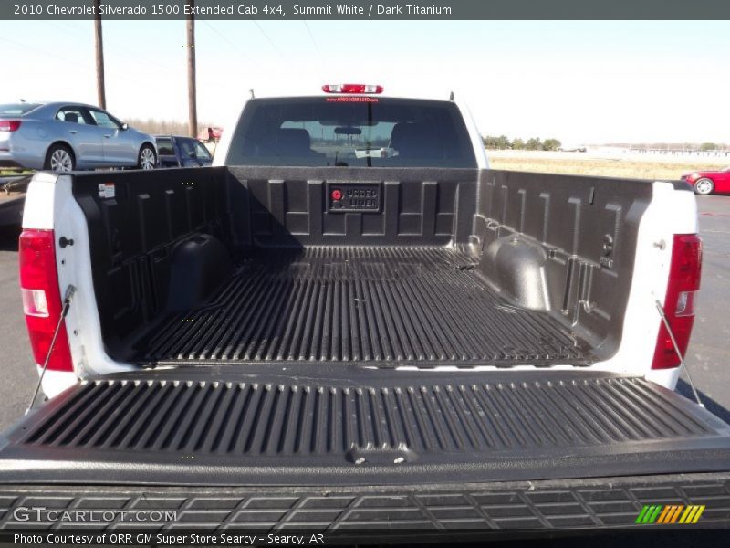 Summit White / Dark Titanium 2010 Chevrolet Silverado 1500 Extended Cab 4x4