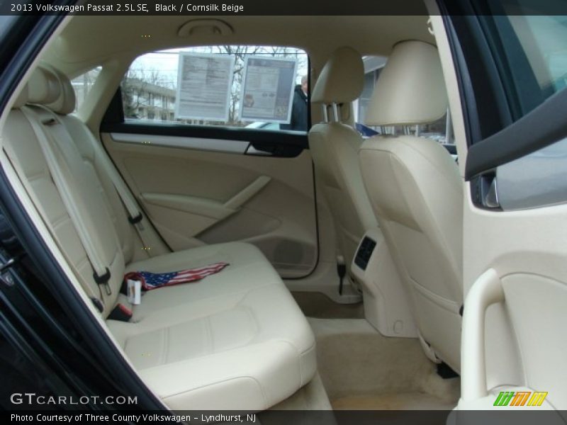 Rear Seat of 2013 Passat 2.5L SE
