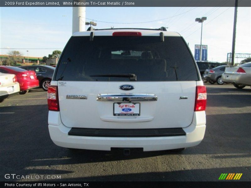 White Platinum Tri-Coat Metallic / Stone 2009 Ford Expedition Limited