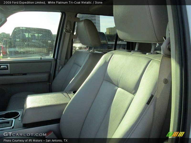 White Platinum Tri-Coat Metallic / Stone 2009 Ford Expedition Limited