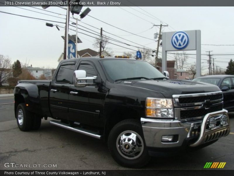 Black / Ebony 2011 Chevrolet Silverado 3500HD LT Crew Cab 4x4