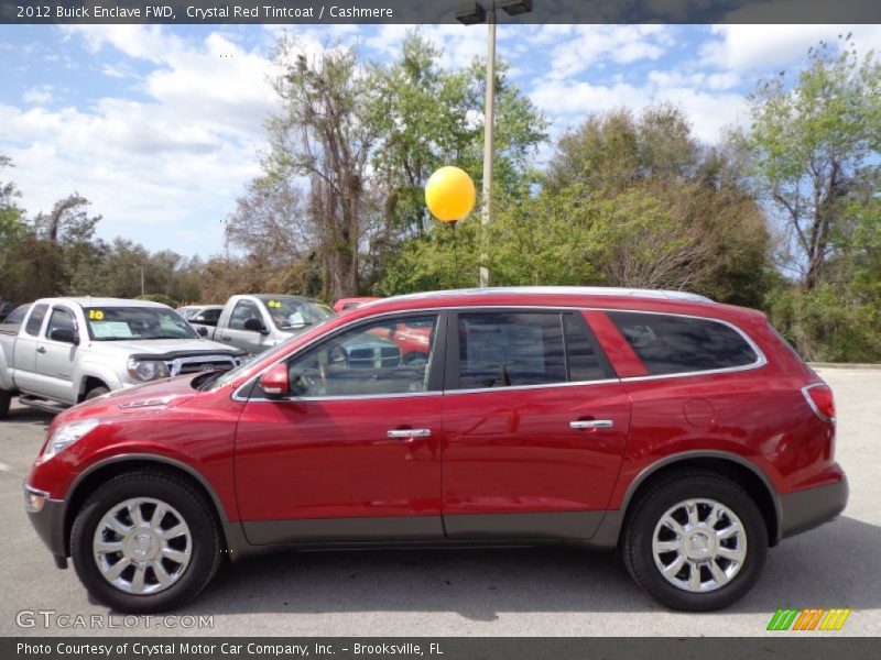 Crystal Red Tintcoat / Cashmere 2012 Buick Enclave FWD