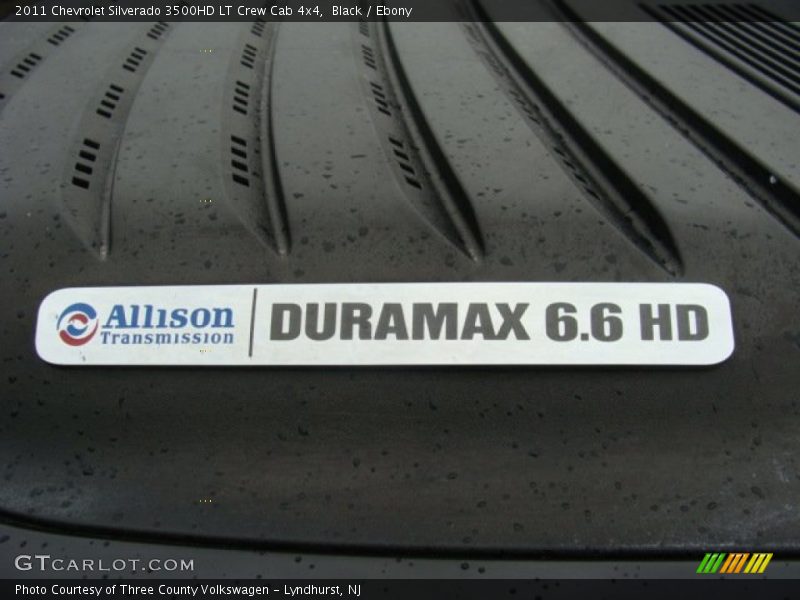 Black / Ebony 2011 Chevrolet Silverado 3500HD LT Crew Cab 4x4