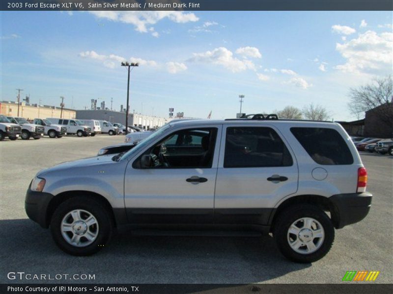 Satin Silver Metallic / Medium Dark Flint 2003 Ford Escape XLT V6