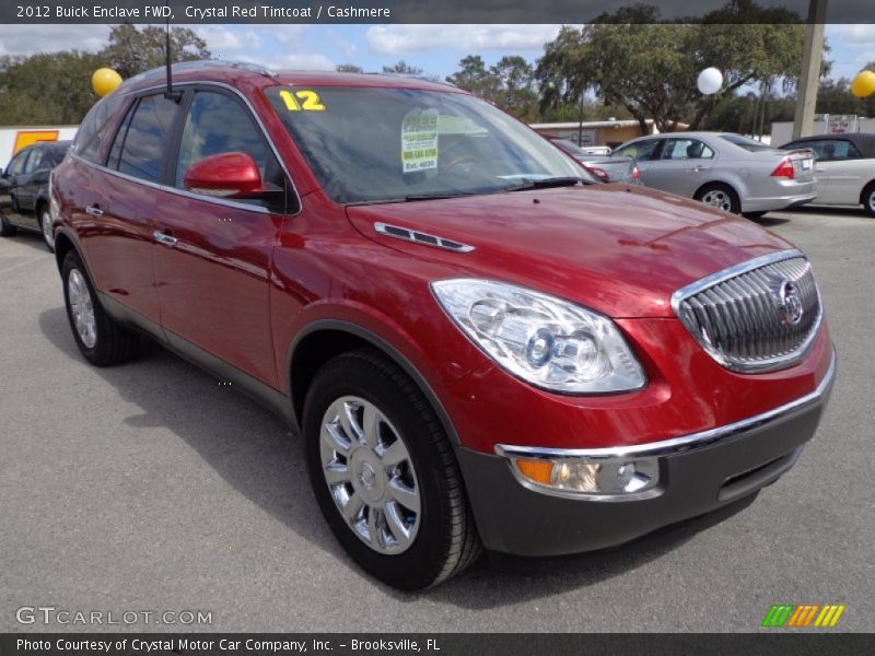 Crystal Red Tintcoat / Cashmere 2012 Buick Enclave FWD