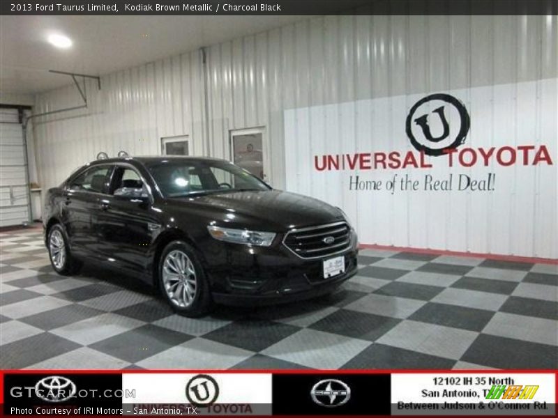 Kodiak Brown Metallic / Charcoal Black 2013 Ford Taurus Limited