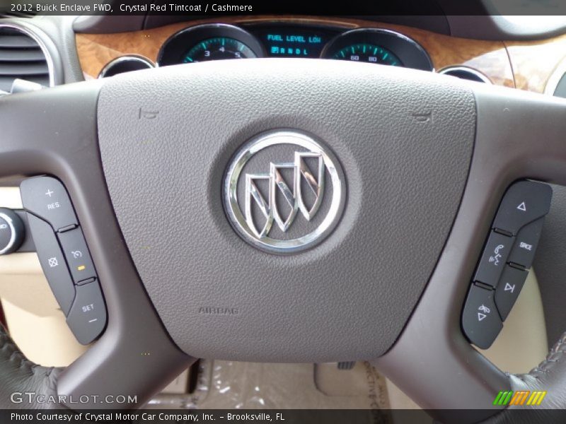 Crystal Red Tintcoat / Cashmere 2012 Buick Enclave FWD