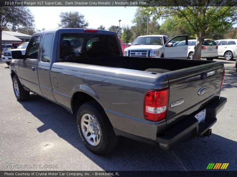 Dark Shadow Grey Metallic / Medium Dark Flint 2010 Ford Ranger XLT SuperCab