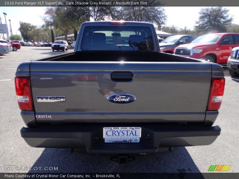 Dark Shadow Grey Metallic / Medium Dark Flint 2010 Ford Ranger XLT SuperCab