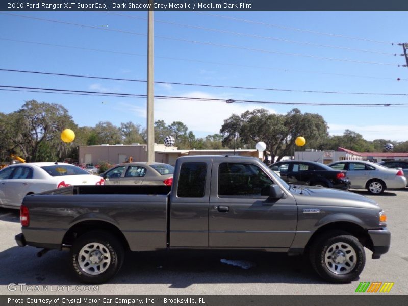 Dark Shadow Grey Metallic / Medium Dark Flint 2010 Ford Ranger XLT SuperCab