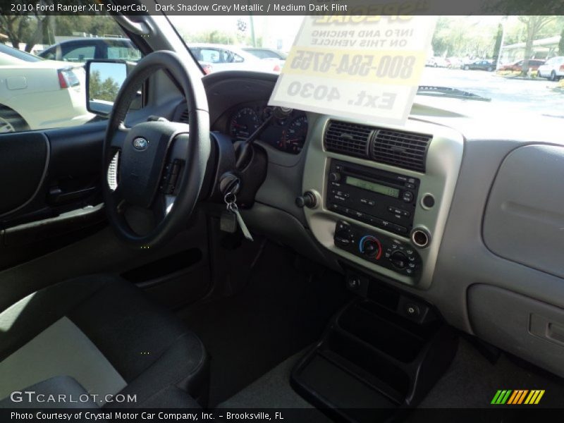 Dark Shadow Grey Metallic / Medium Dark Flint 2010 Ford Ranger XLT SuperCab