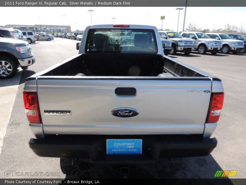 Silver Metallic / Medium Dark Flint 2011 Ford Ranger XL Regular Cab