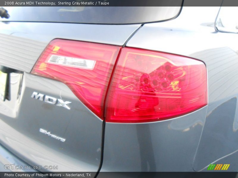Sterling Gray Metallic / Taupe 2008 Acura MDX Technology
