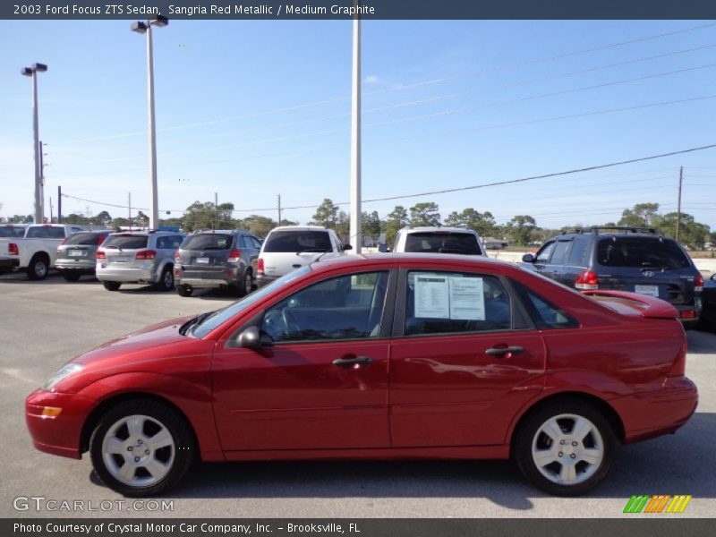  2003 Focus ZTS Sedan Sangria Red Metallic