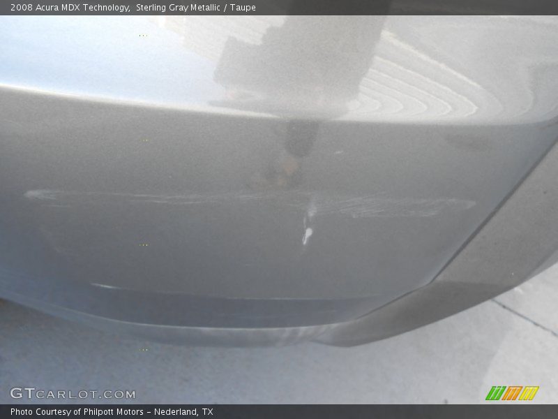 Sterling Gray Metallic / Taupe 2008 Acura MDX Technology