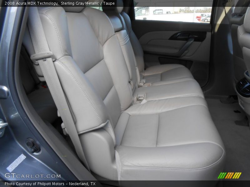 Sterling Gray Metallic / Taupe 2008 Acura MDX Technology