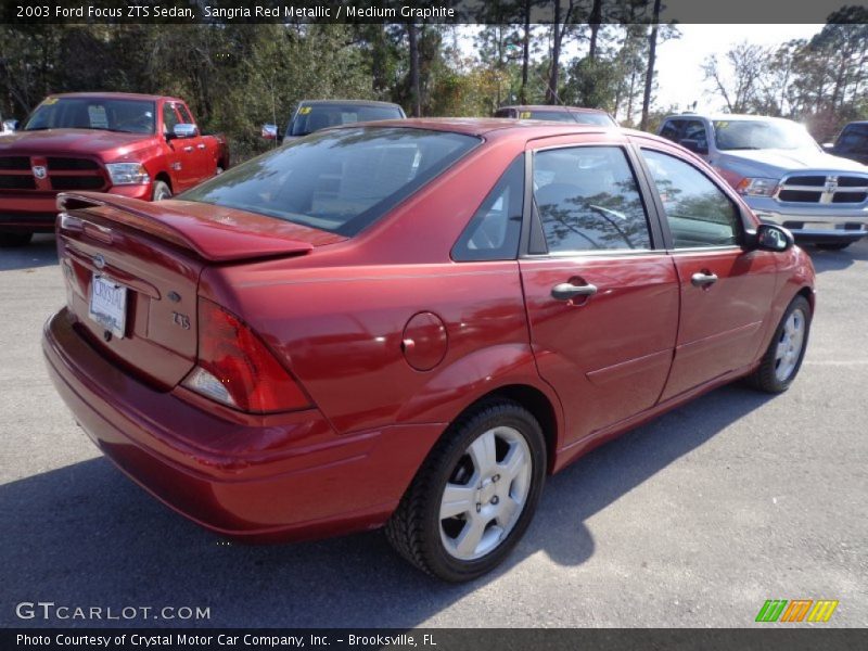 Sangria Red Metallic / Medium Graphite 2003 Ford Focus ZTS Sedan