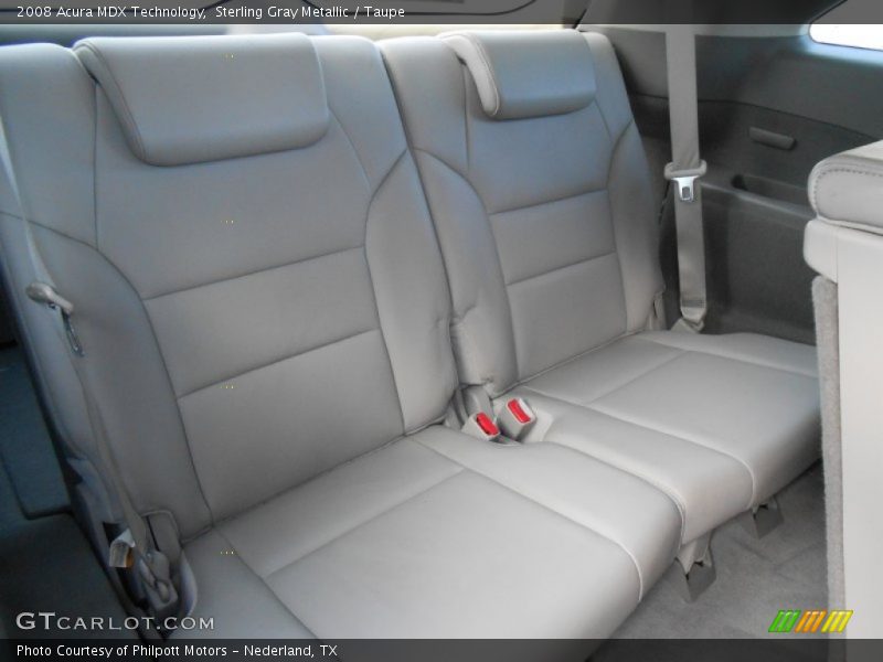 Sterling Gray Metallic / Taupe 2008 Acura MDX Technology