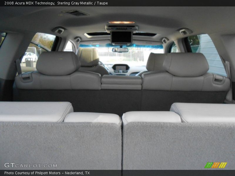 Sterling Gray Metallic / Taupe 2008 Acura MDX Technology