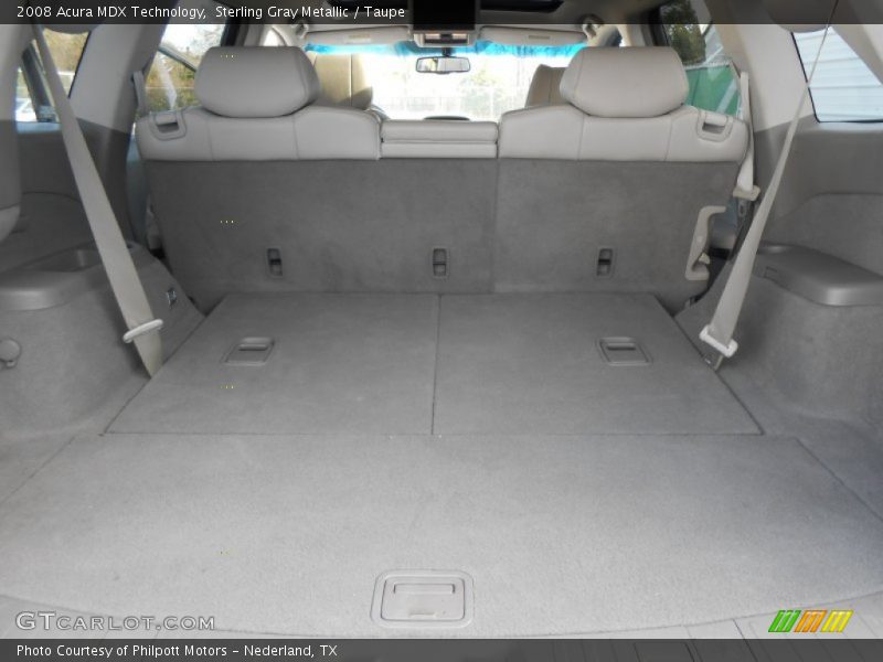 Sterling Gray Metallic / Taupe 2008 Acura MDX Technology