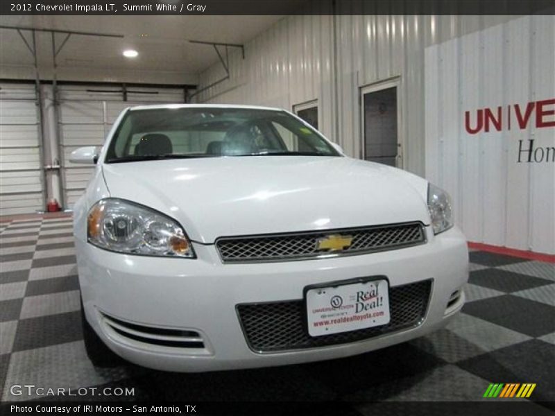 Summit White / Gray 2012 Chevrolet Impala LT