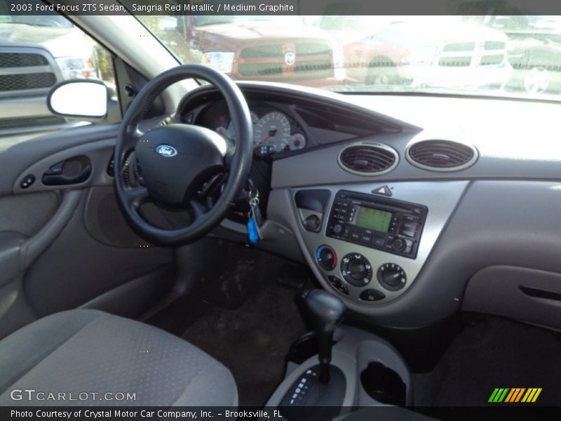 Sangria Red Metallic / Medium Graphite 2003 Ford Focus ZTS Sedan