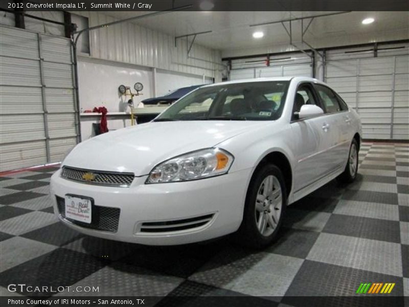 Summit White / Gray 2012 Chevrolet Impala LT