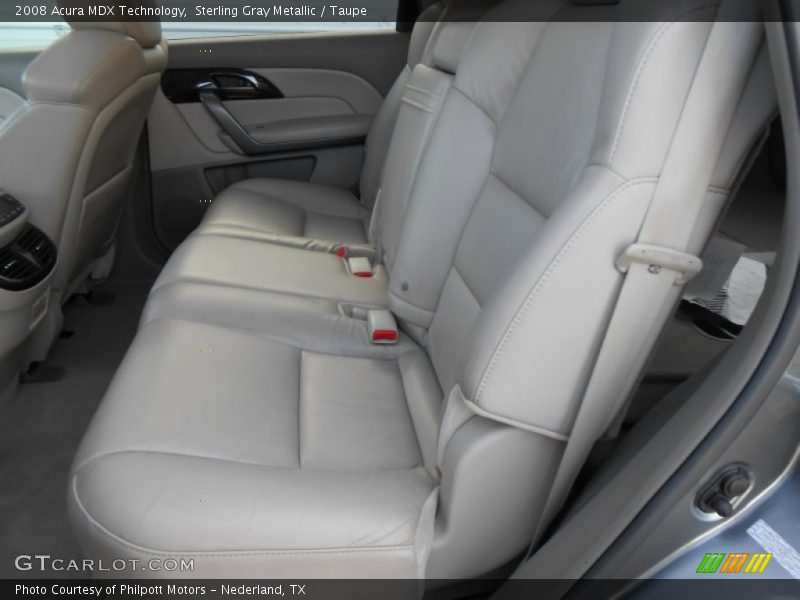 Sterling Gray Metallic / Taupe 2008 Acura MDX Technology